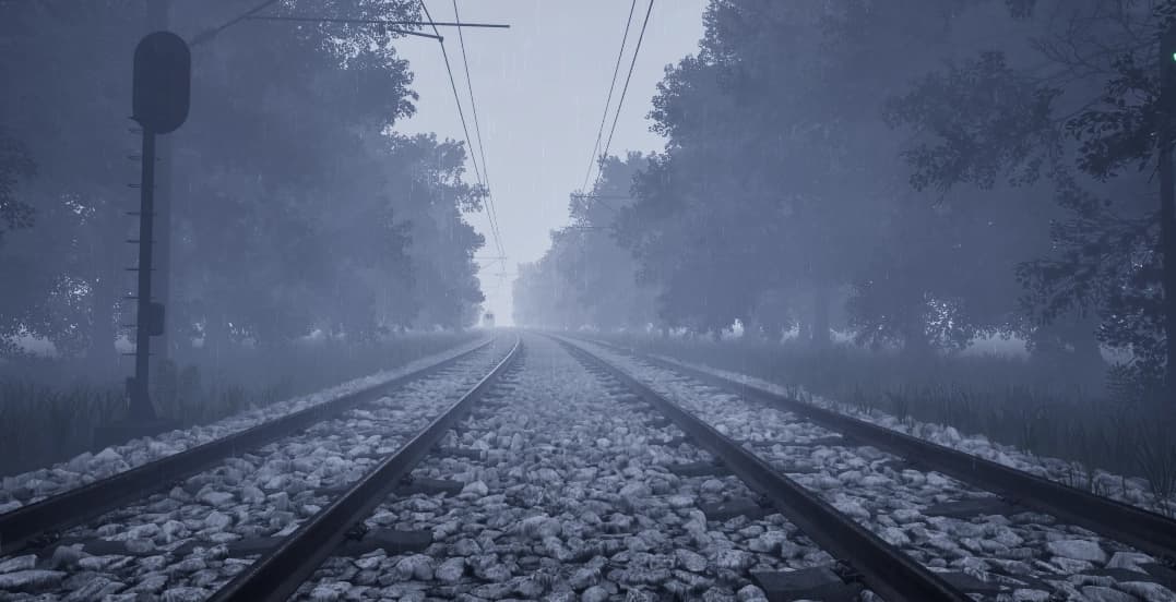 LiDAR render in low-visibility conditions